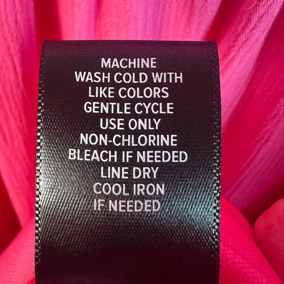 Torrid v-neck Hi Low Waist Tunic dress pocket spring hot pink coquette plus size - Picture 11 of 15